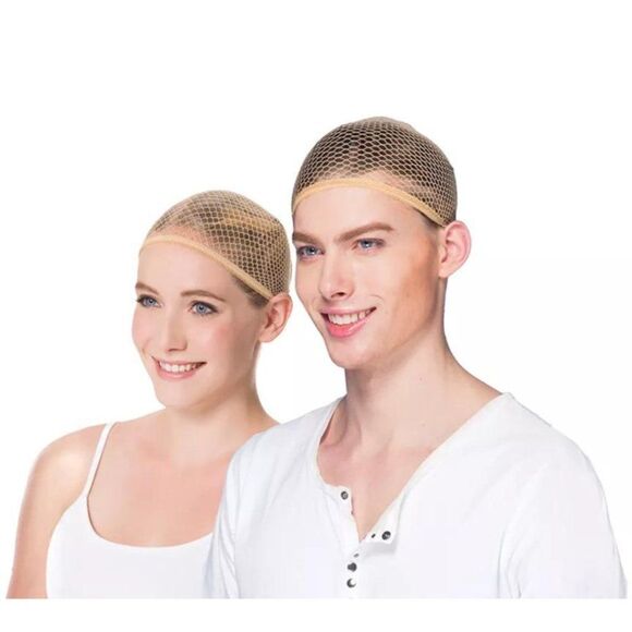 Amscan Universal Fit Brown Nylon Wig Cap - One Size, 1 Piece for Teens & Adults - Picture 1 of 4